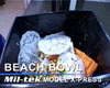 Beach Bowl - Waste Press Model X-Press for General waste and Kitchen waste