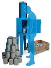 Can Crusher Model 101 is very safe and easy to use